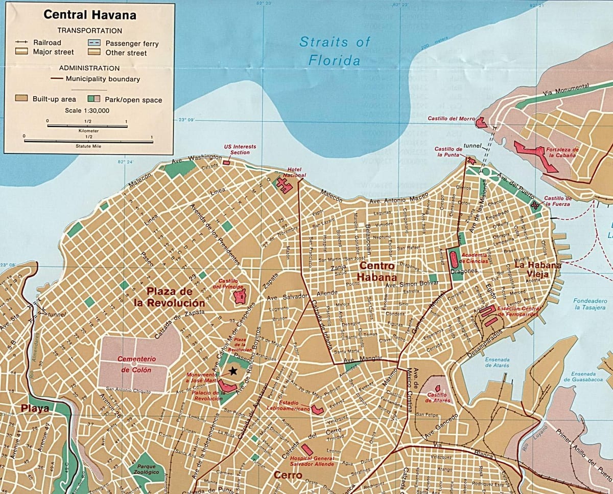 offline na mapa ng Havana