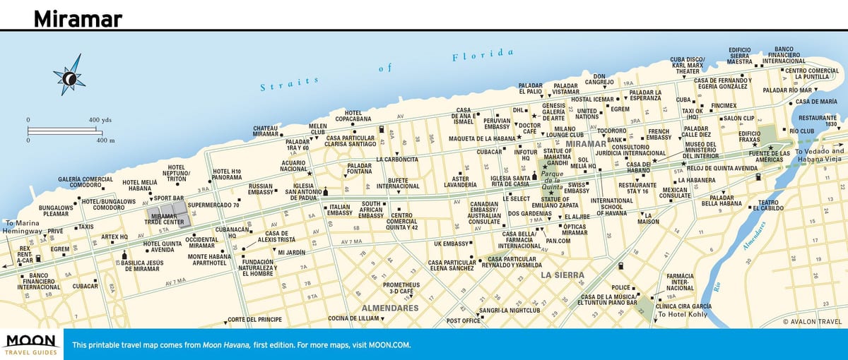 miramar Havana mapa