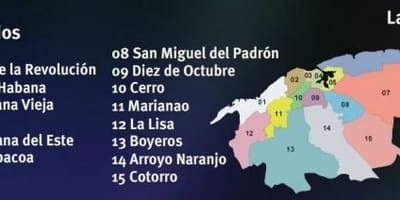 Mapa ng regla Cuba