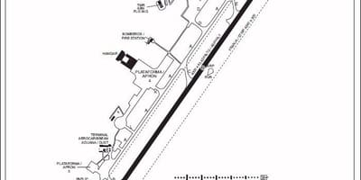 Mapa ng Havana airport