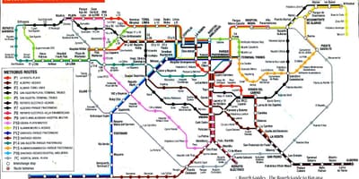 Mapa ng Havana bus