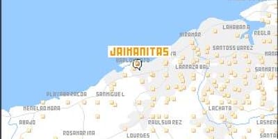 Mapa ng jaimanitas Cuba